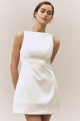Retrofete Livie Sleeveless Satin Mini Dress