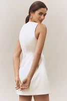Retrofete Livie Sleeveless Satin Mini Dress
