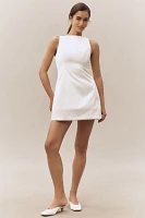 Retrofete Livie Sleeveless Satin Mini Dress
