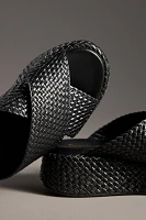 Seychelles Key West Woven Platform Slide Sandals