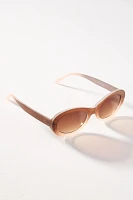 Ombre Oval Sunglasses