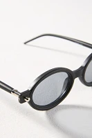 Matte Oval Sunglasses