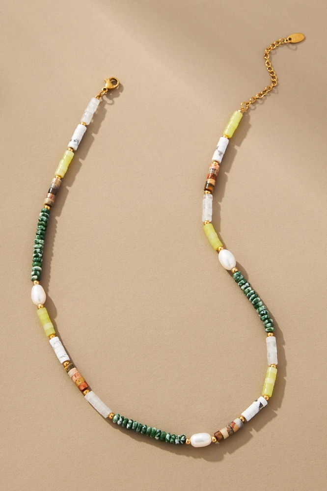8 Other Reasons Jessi Multi Stone Beaded Necklace