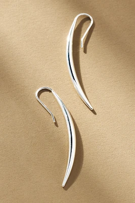 Sculptural Metal Drop Earrings
