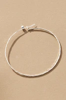 Thin Large Hoop Earrings
