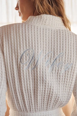 Rya Collection Wifey Waffle Long Robe