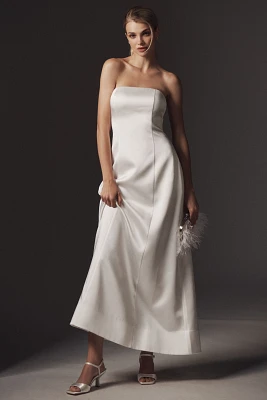 Mare Piper Strapless Fit & Flare Maxi Dress