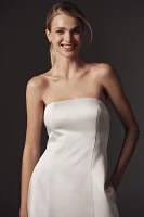 Mare Piper Strapless Fit & Flare Maxi Dress