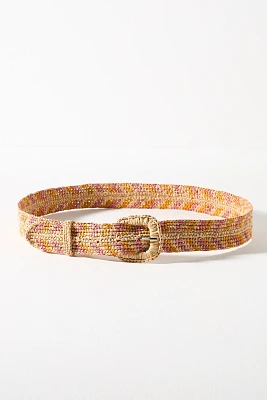 French Knot Savannah Raffia Belt