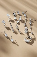 Delicate Crystal Huggie Hoop Earrings