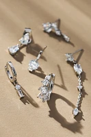 Delicate Crystal Huggie Hoop Earrings