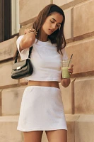 BRIDEMERCH Embroidered Bride Terry Mini Skirt