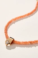 Mod Crystal Beaded Necklace
