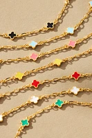 Clover Chain Wrap Bracelet
