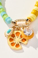 Beaded Charm Stretch Bracelet