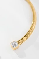 Pavé-Tip Collar Necklace