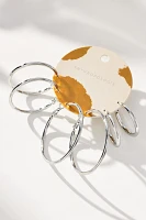 Delicate Hoop Earrings, Set of 3