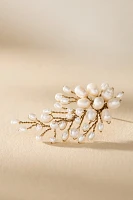 Untamed Petals Moore Pearl Earrings