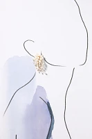 Untamed Petals Moore Pearl Earrings