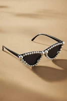 Untamed Petals Times Square Pearl Sunglasses