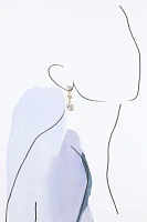 NADRI Evelyn Multi Oval Crystal Linear Drop Earrings