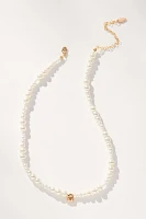 Pearl Monogram Necklace