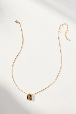 Block Letter Monogram Necklace