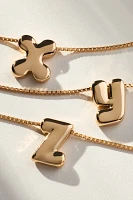 Block Letter Monogram Necklace