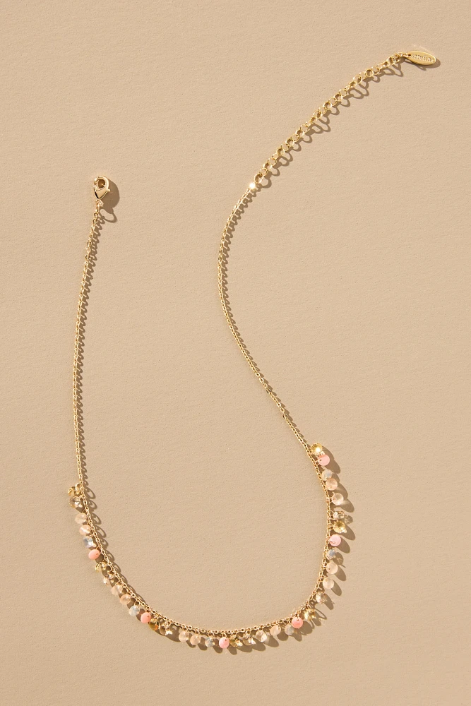 Assorted Beaded Charm Short Necklace