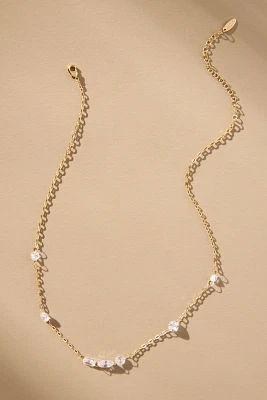Spaced Crystals Necklace