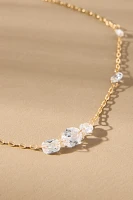 Spaced Crystals Necklace