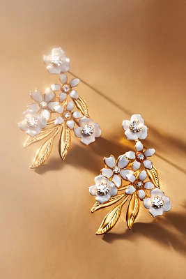 The Pink Reef Floral Cluster Earrings
