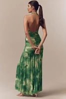 AFRM Lapointe Halter Maxi Dress
