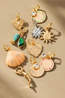 Fun Icon Charm Huggie Hoop Earrings
