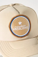 Friday Feelin Cowboy Problems Trucker Hat