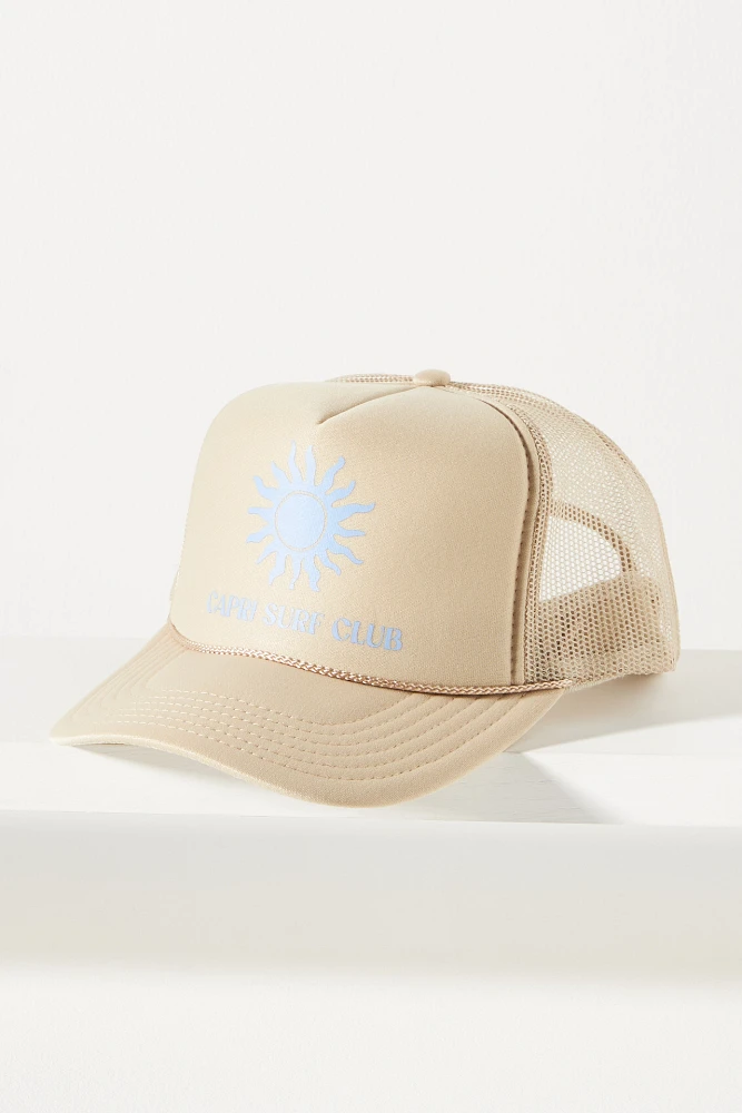 Ascot + Hart Capri Surf Trucker Hat