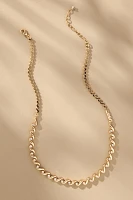 Squiggle Crystal Necklace