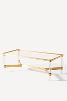 Oscarine Lucite Rectangular Coffee Table