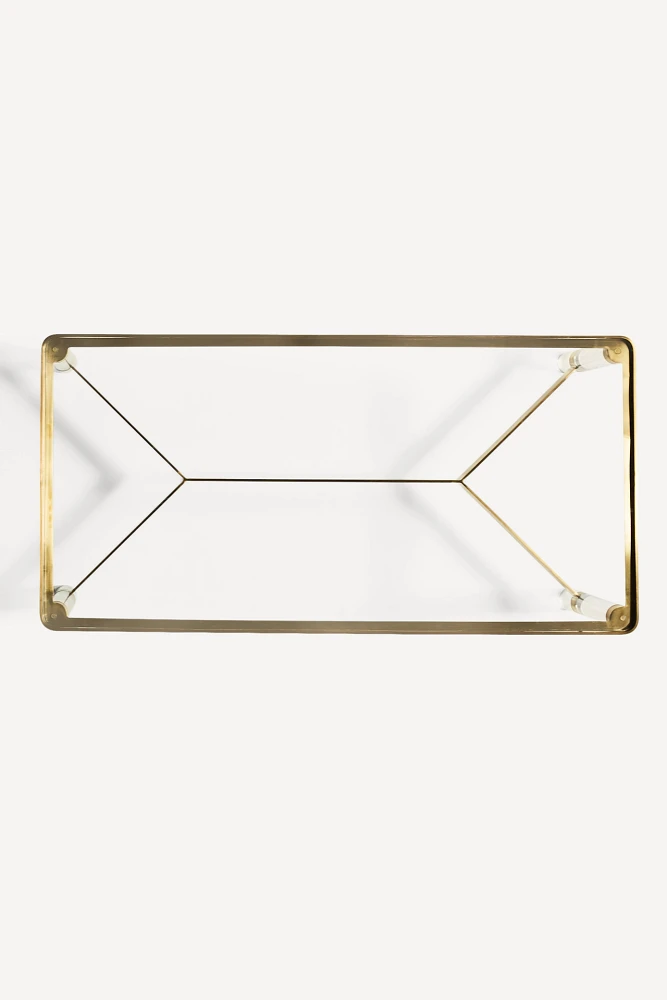 Oscarine Lucite Rectangular Coffee Table