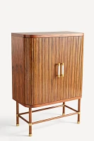 Deluxe Tamboured Bar Cabinet