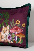 Nathalie Lete Marais Embroidered Sateen Pillow