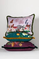 Nathalie Lete Marais Embroidered Sateen Pillow