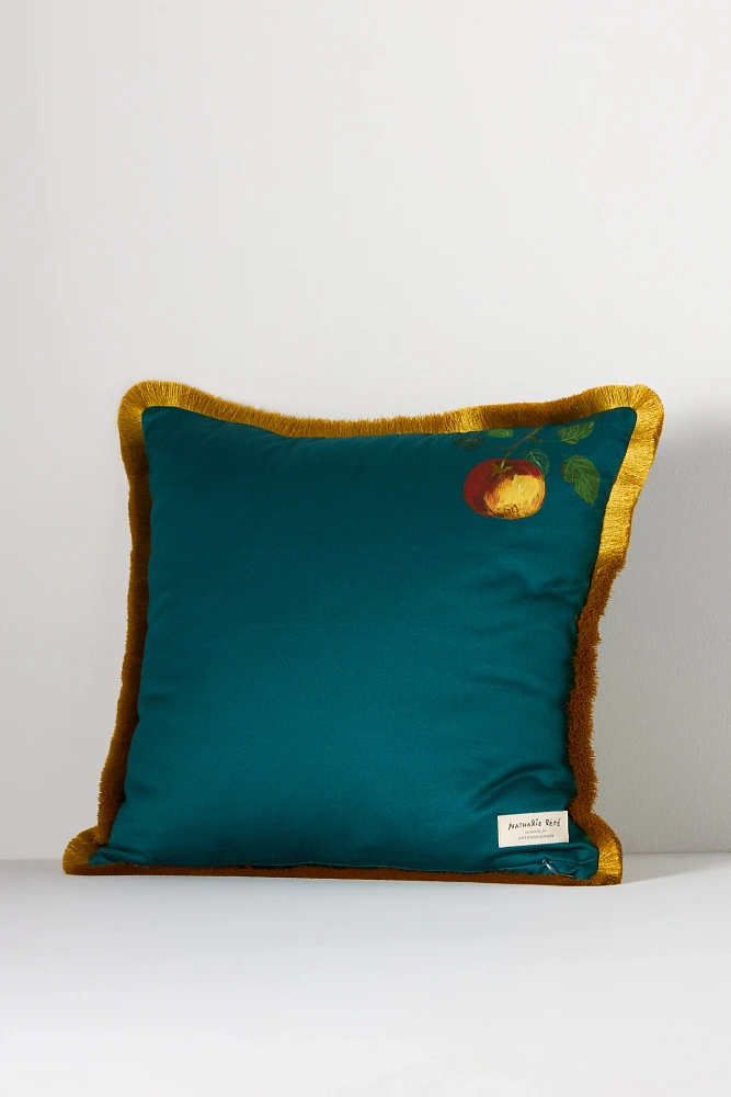 Nathalie Lete Marais Embroidered Sateen Pillow