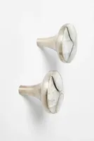 Pearlescent Infinity Knobs, Set of 2