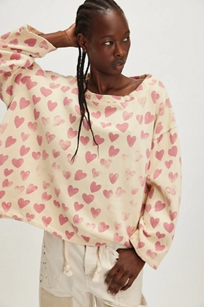 Magnolia Pearl Heart Hermosa Sweatshirt