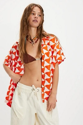 The Tales Cabana Satin Camp Shirt