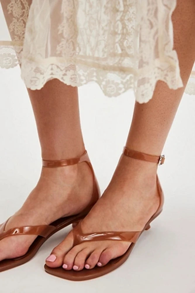 Gumdrop Jelly Thong Heels