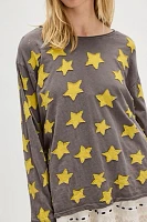 Magnolia Pearl Star Applique Viggo Tee