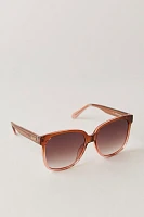 Quay Wide Awake Oversized Square Sunglasses