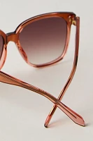 Quay Wide Awake Oversized Square Sunglasses